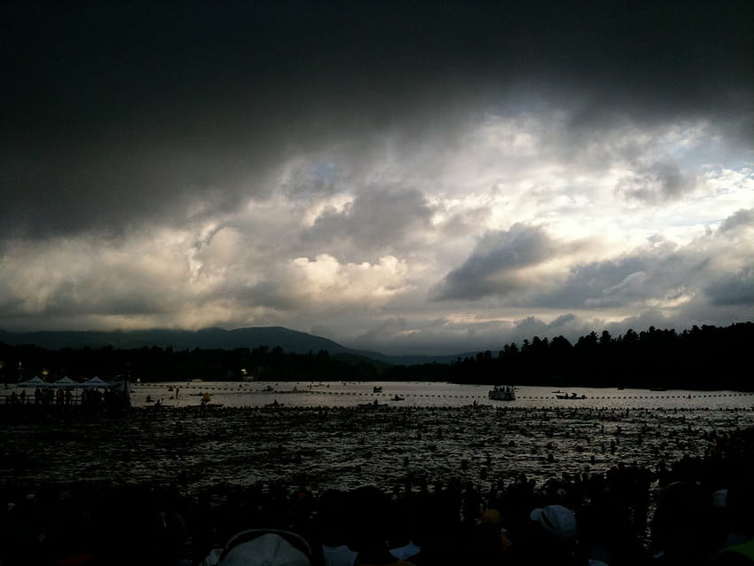 Ominous clouds before the swim start It would later end up raining [1600x1200] for your , Mobile & Tablet HD wallpaper