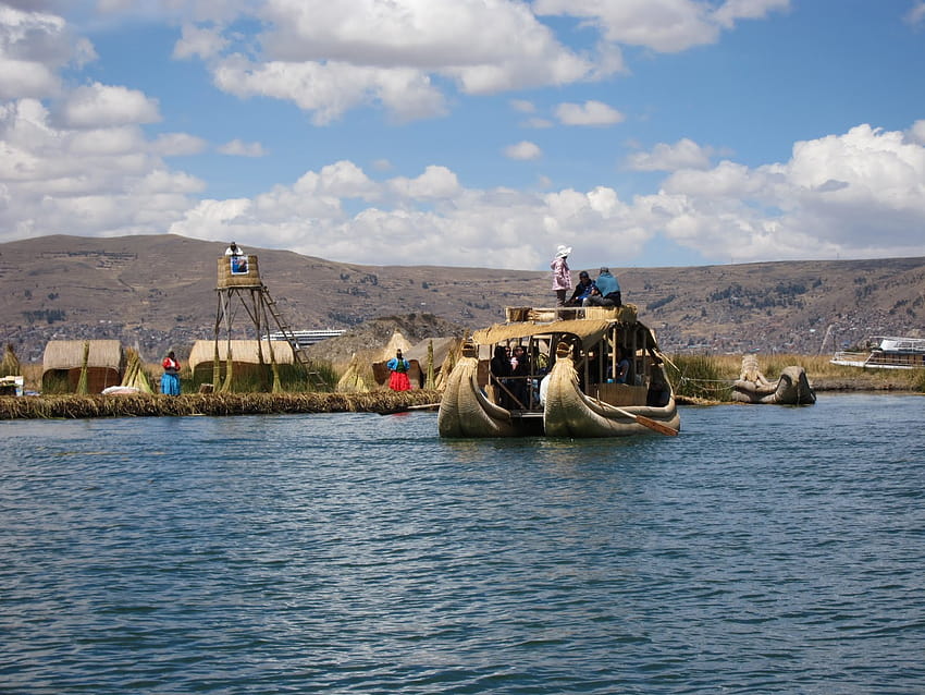 Lake Titicaca posted by Christopher Simpson, puno HD wallpaper