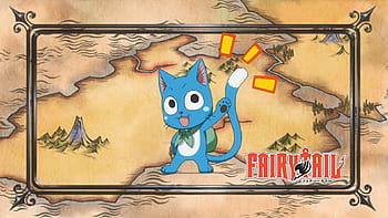 Fairytail Happy Anime Cat Flyingcat Galaxy Freetoedit  Happy Fairy Tail  Png Transparent Png  Transparent Png Image  PNGitem