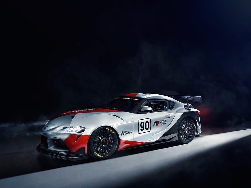 Toyota Presents World Debut of Toyota GR Supra GT4 Concept at 2019, toyota racing development HD wallpaper