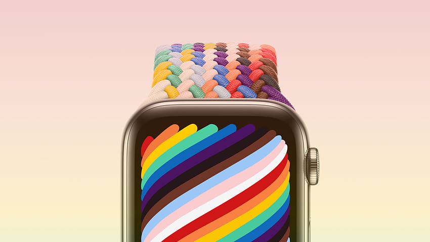 Apple Watch Pride HD wallpaper