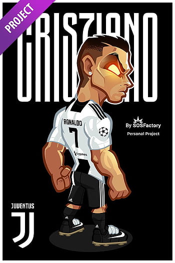 Poster City Aslanla Koşan Ronaldo Anime Tarzı Poster Fiyatı