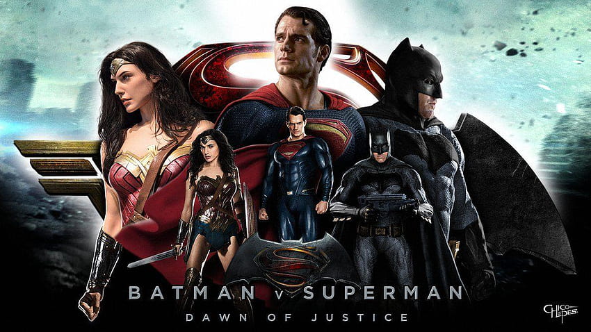 Batman, Superman und Wonder Woman, Ungerechtigkeit Batman gegen Superman HD-Hintergrundbild