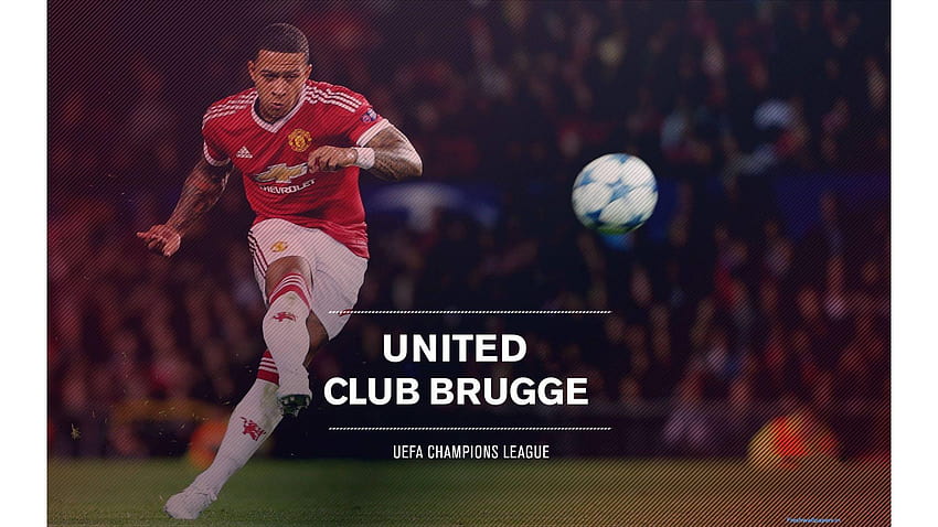 Memphis Depay 2015 Manchester United vs Club Brugge UEFA Champions HD wallpaper