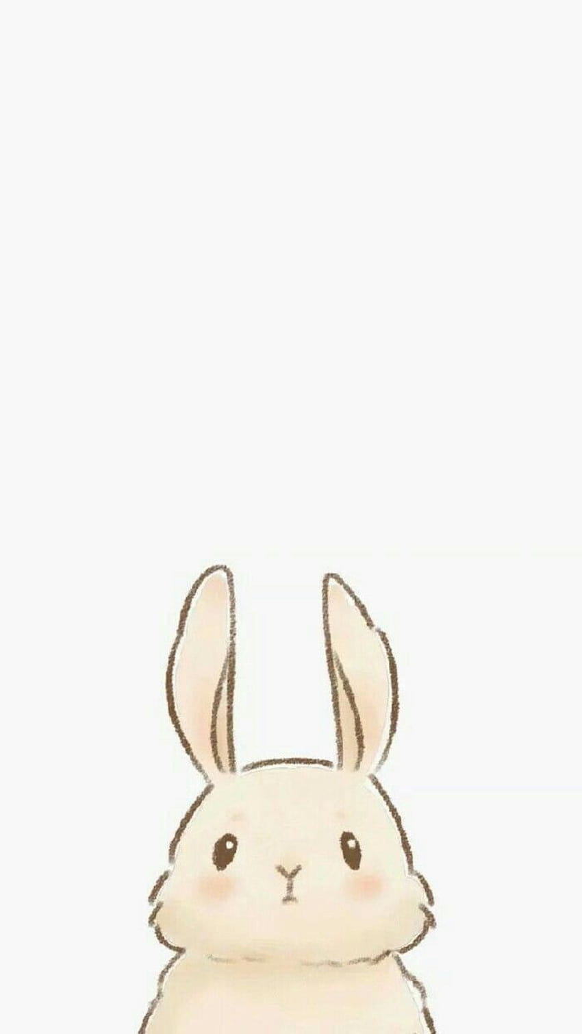 Bunny, drawings of bunnies HD phone wallpaper