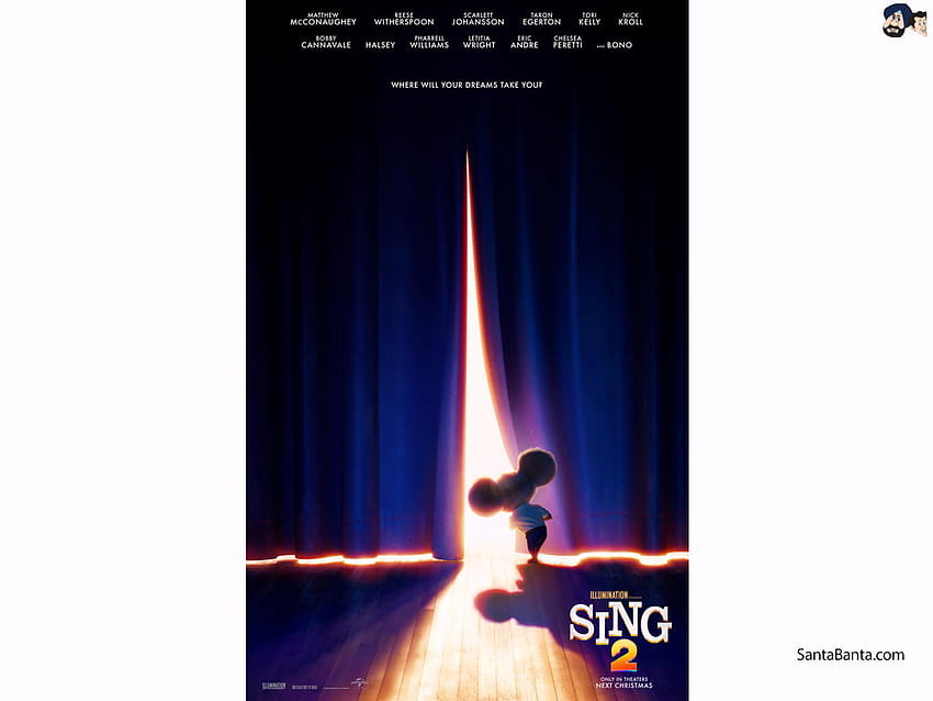 Matthew McConaughey as Buster Moon in 'Sing 2' HD wallpaper