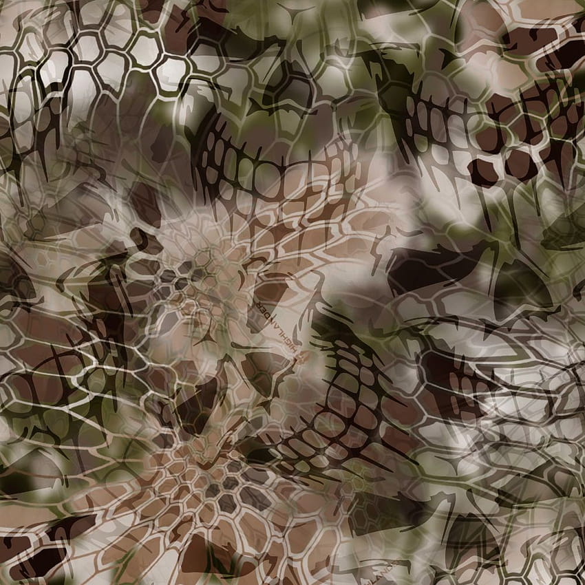 Kryptek Highlander Skull Face Camouflage – Équipage de motifs Fond d'écran de téléphone HD