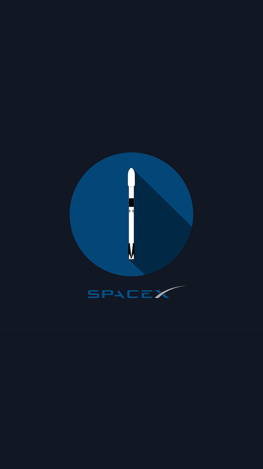 I made a flat SpaceX : SpaceXLounge, space x phone HD phone wallpaper