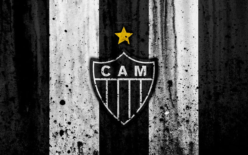 FC Atletico Mineiro, grunge, brasileño, clube atletico mineiro fondo de pantalla