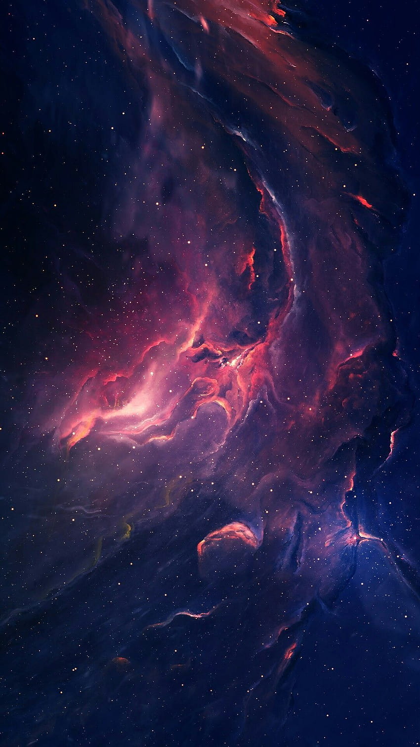 空, 星雲, 宇宙空間, 地質学的現象, 天体, 大気, 2020年, バラ星雲 HD電話の壁紙