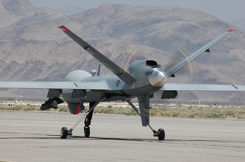 MQ9 Reaper: Unmanned Aerial Vehicle Back, mq 9 reaper HD wallpaper