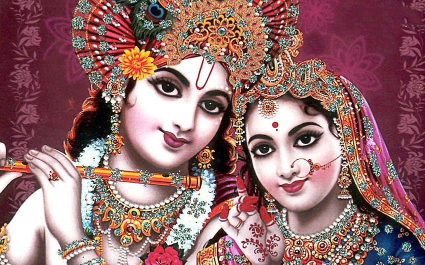 Dios indio Radha Krishna, Shri Radha Krishna fondo de pantalla