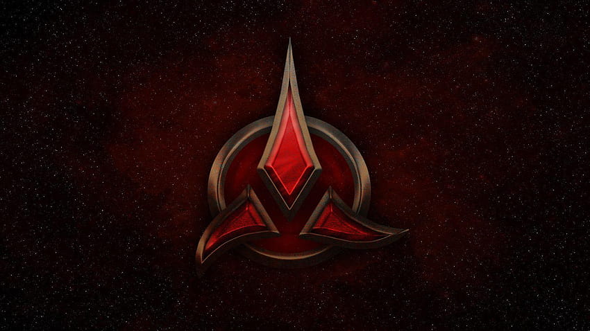 Klingon screen HQ, rusty logo HD wallpaper