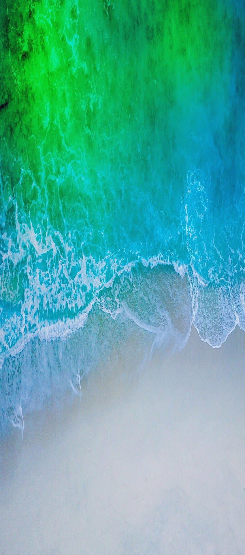 Ios 11 Iphone X Aqua Blue Water Beach Wave Ocean Apple, iphone 11 apple HD phone wallpaper