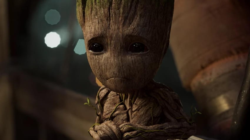 Die besten Momente aus dem Guardians of the Galaxy Vol 2-Trailer, Crying Groot HD-Hintergrundbild
