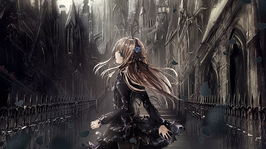 Gothic Lolita [Original?], gothic rain anime HD wallpaper | Pxfuel