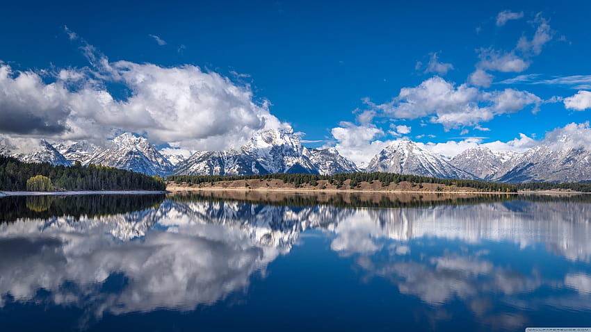 Mountains, Jackson Lake, Grand Teton National Park, Wyoming Ultra, jackson lake grand teton national park HD wallpaper