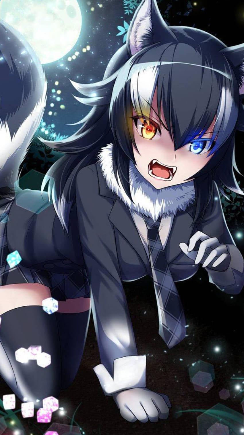 Anime wilk dziewczyna przez frost1037439, anime wilk dziewczyna Tapeta na telefon HD
