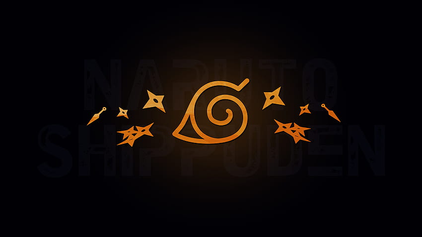 Naruto, konoha symbol HD wallpaper