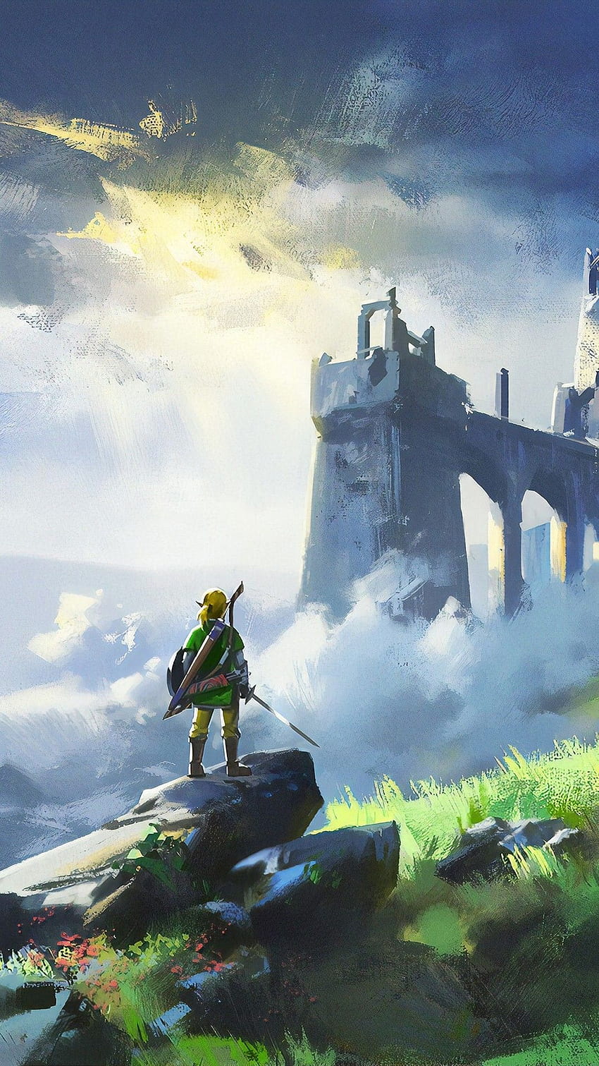 The Legend Of Zelda Breath Of Wild, souffle du mobile sauvage Fond d'écran de téléphone HD