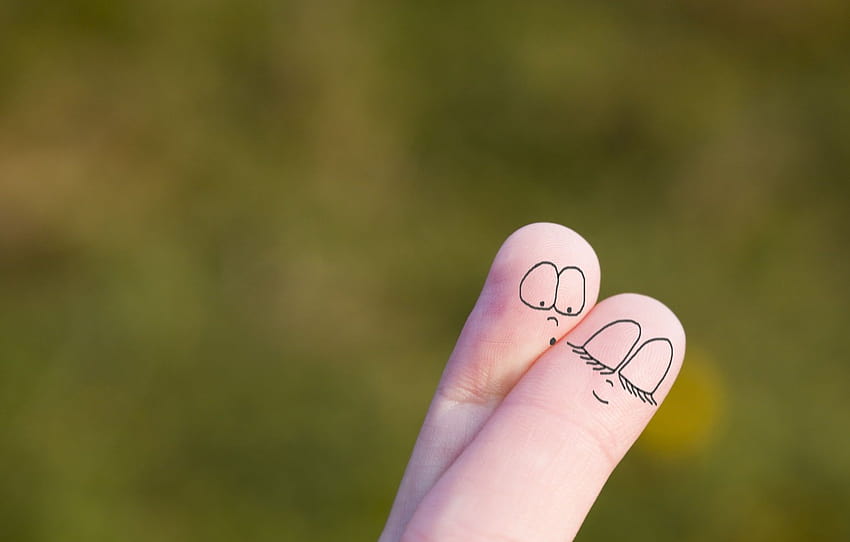 Liebe, Hintergrund, Stimmung, Figur, Männer, Unschärfe, Finger, Lächeln, Breit, Finger, Hintergrund, Voll, , Breit, Abschnitt настроения, Fingerliebe HD-Hintergrundbild