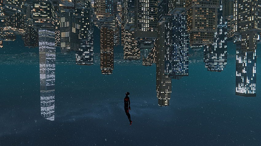 Marvel's Spider, miles morales falling HD wallpaper