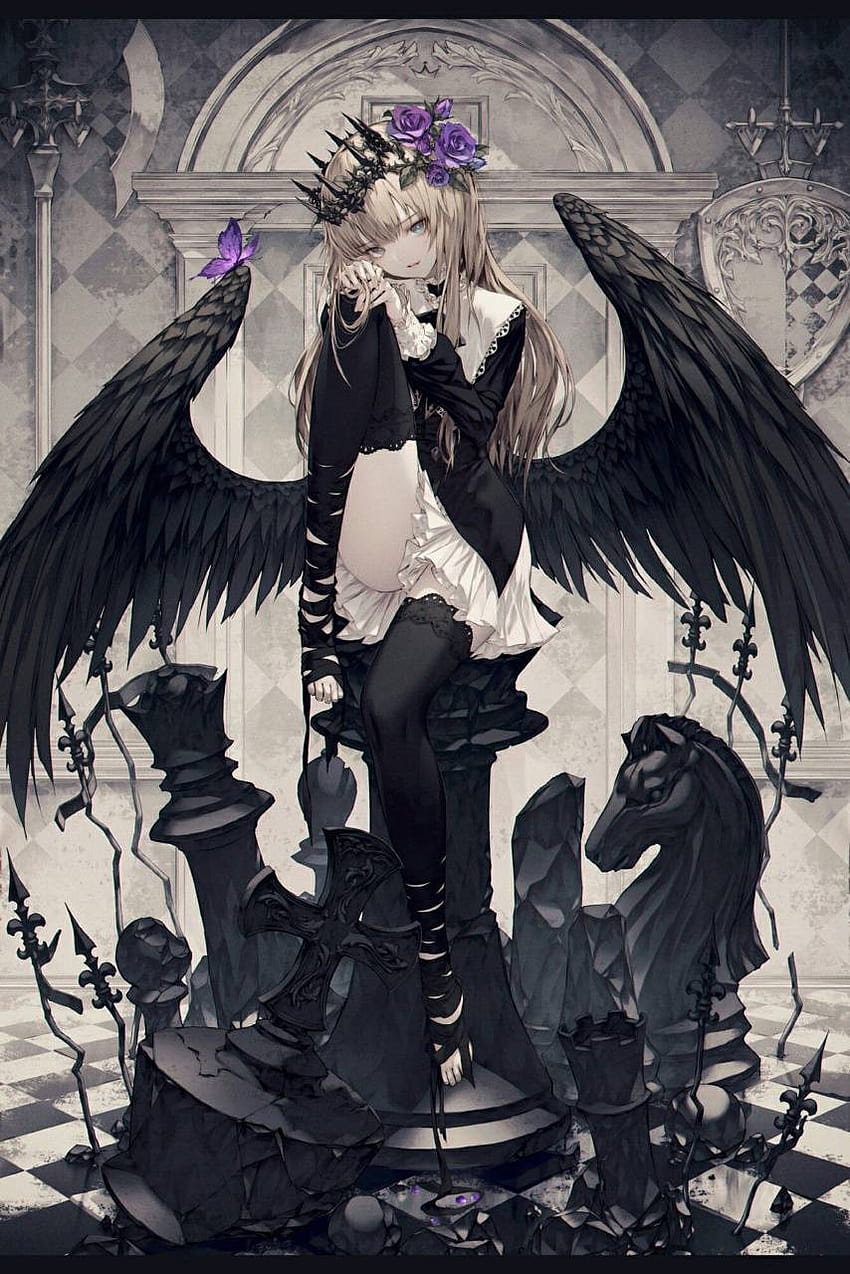 Papel de parede : Anime, anjo, cabelo preto, Avatar, morte, demônio,  destruição, Ceifeira, mitologia, exílio, Virtual, Imprudente, digital,  Trevas, SL, segunda vida, Glamaffair, pose, surgir, O fim de tudo,  Deadapples, Maitreya, Notável