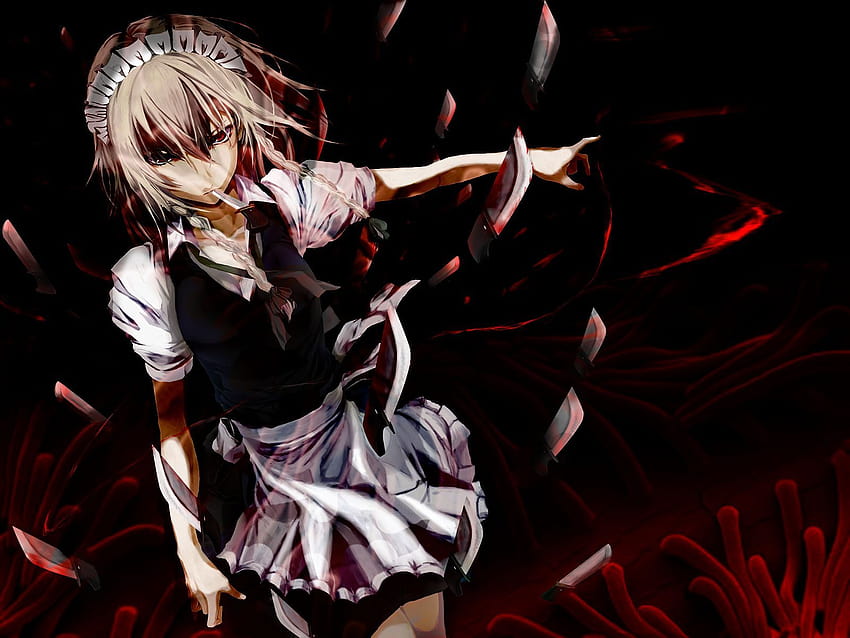 Katil Anime, psikopat anime kız HD duvar kağıdı