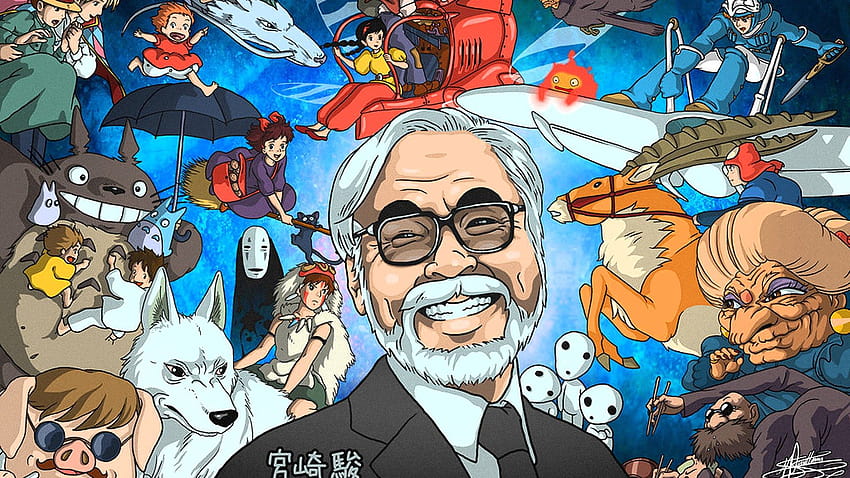 Hayao Miyazaki, Studio Ghibli & Latar Belakang • 34813 • Wallur, miyazaki hayao Wallpaper HD
