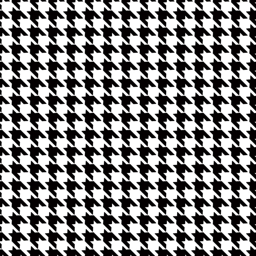 4 Black and White Houndstooth HD phone wallpaper