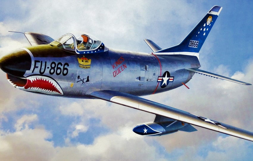Art, airplane, painting, aviation, jet, F, fighter plane shark teeth HD ...