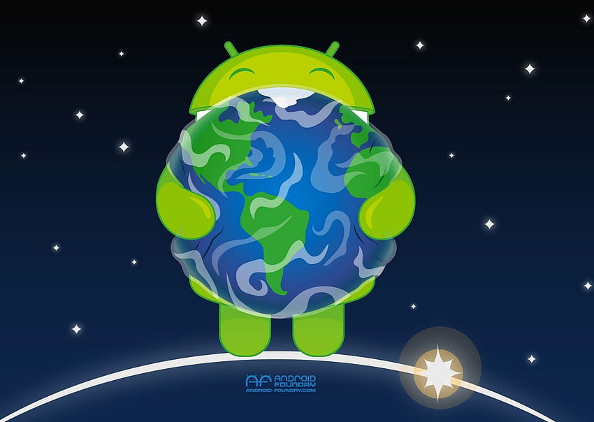 Celebrate Earth Day With This Android Inspired HD wallpaper