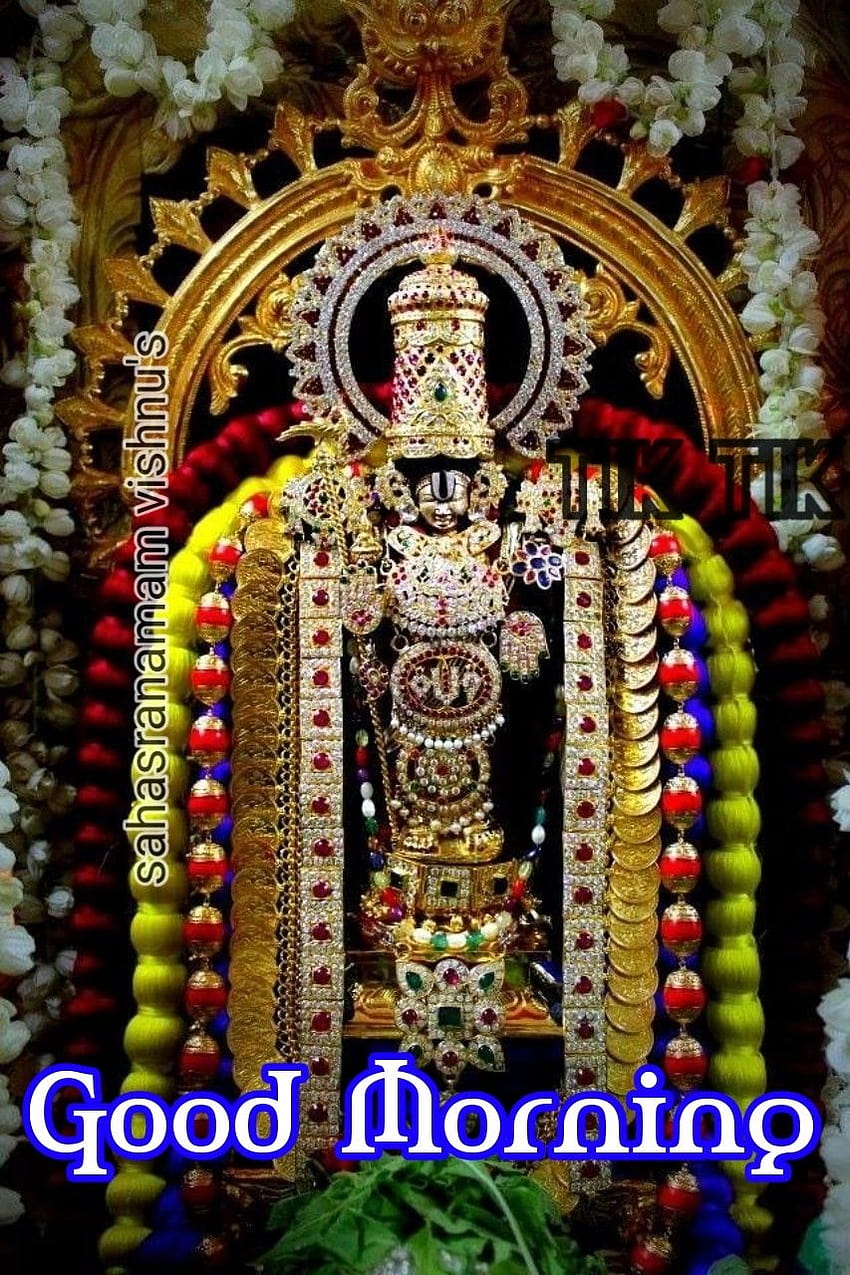 Good Morning God Balaji, god perumal HD phone wallpaper | Pxfuel