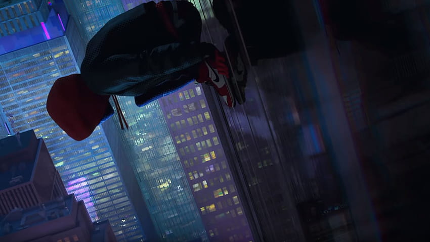 Miles Morales เขย่า Air Jordan 1 ใน Spider-Man เจเนอเรชั่นใหม่ วอลล์เปเปอร์ HD