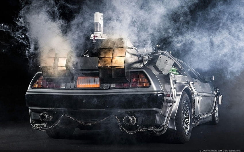 2014 DeLorean Time Machine โดย Team TimeCar วอลล์เปเปอร์ HD
