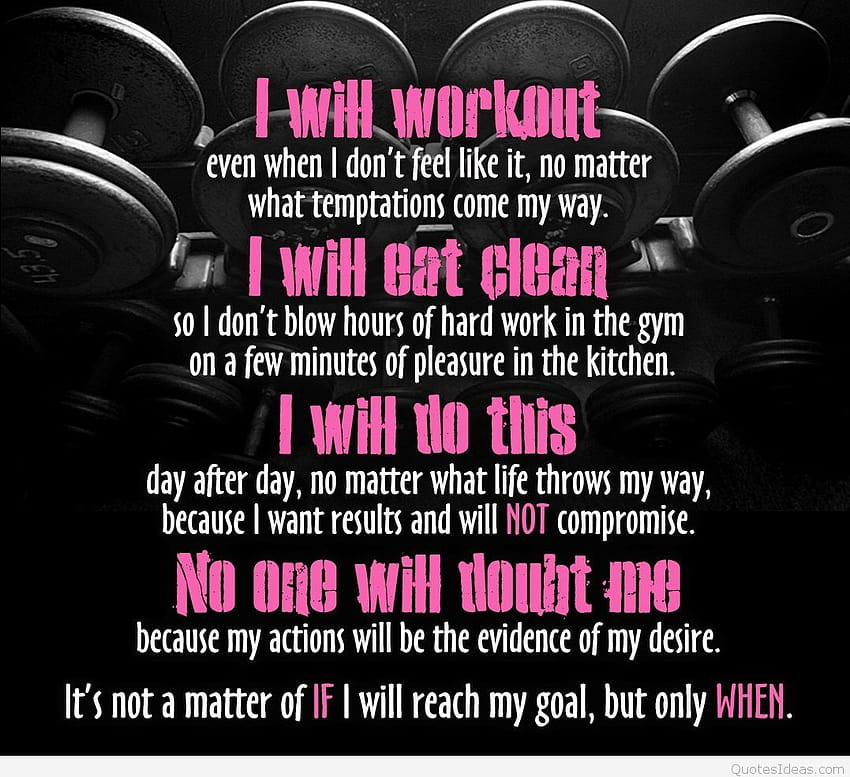 Cute inspirational workout quotes Women bodybuilding quotes, women diet HD wallpaper