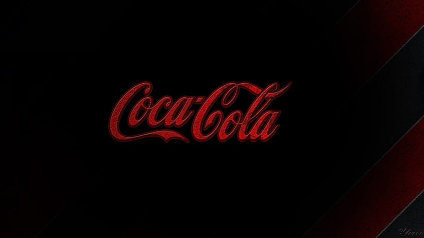 Coca Cola, Drink, Red, Black / and Mobile Backgrounds, coca cola retro HD wallpaper