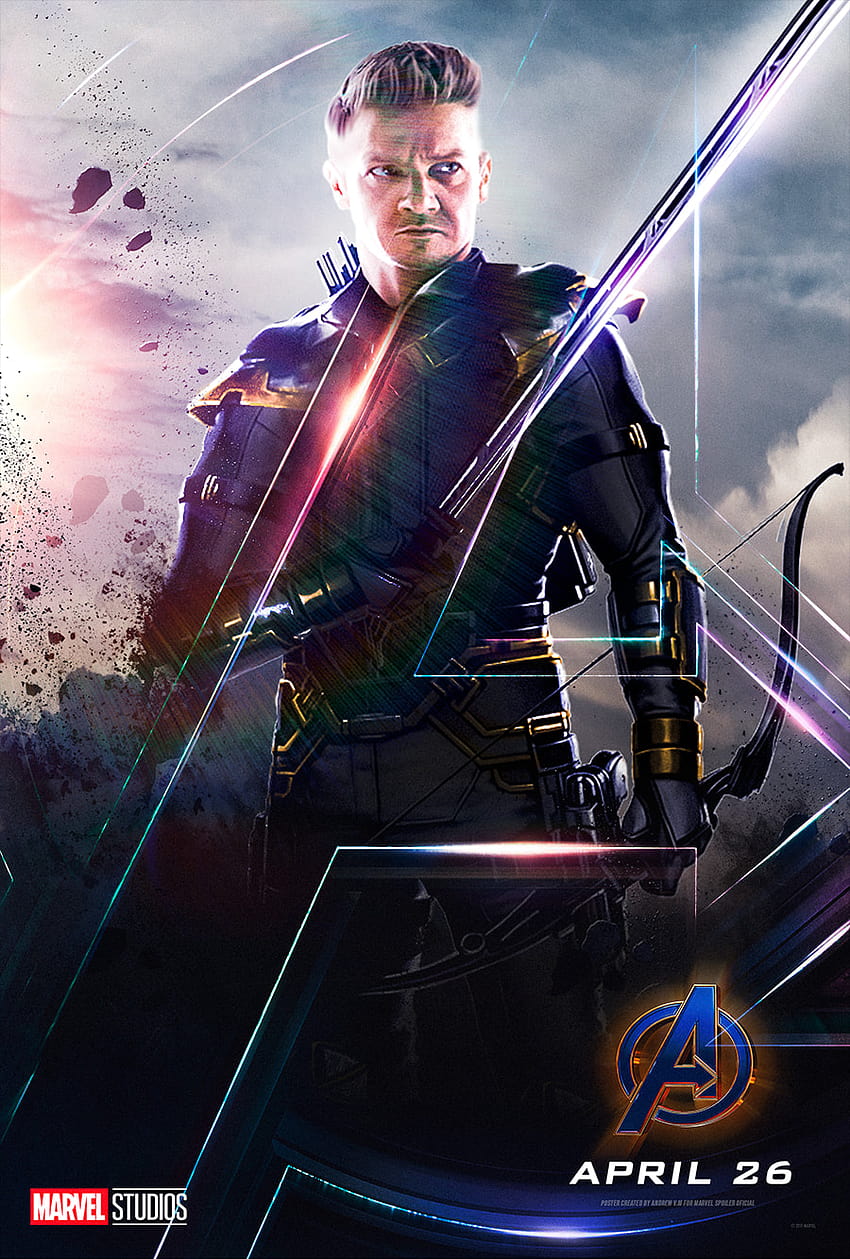 Ronin Occhio di Falco Jeremy Renner Avengers Endgame Marvel Cinematic Universe Marvel Comics Sfondo del telefono HD