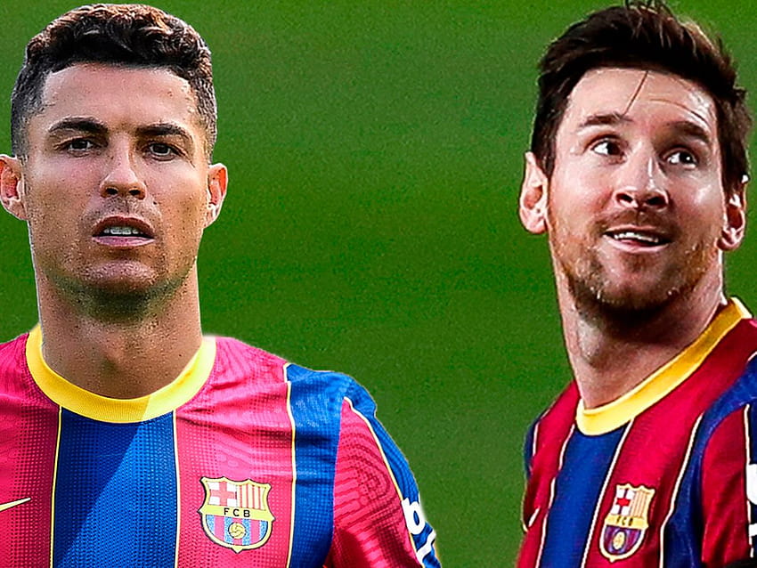 How Barcelona would line up in dream XI featuring Cristiano Ronaldo and Lionel Messi HD wallpaper