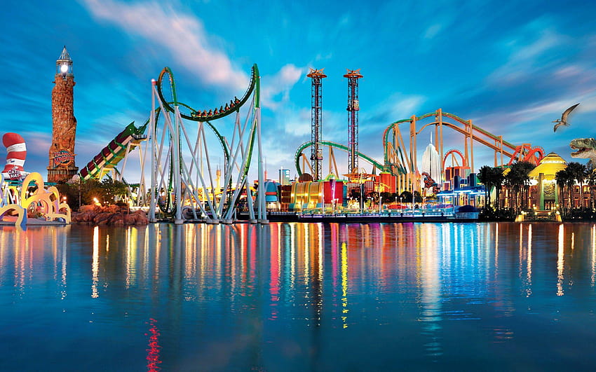 Islands of Adventure Theme Park in Florida USA HD wallpaper