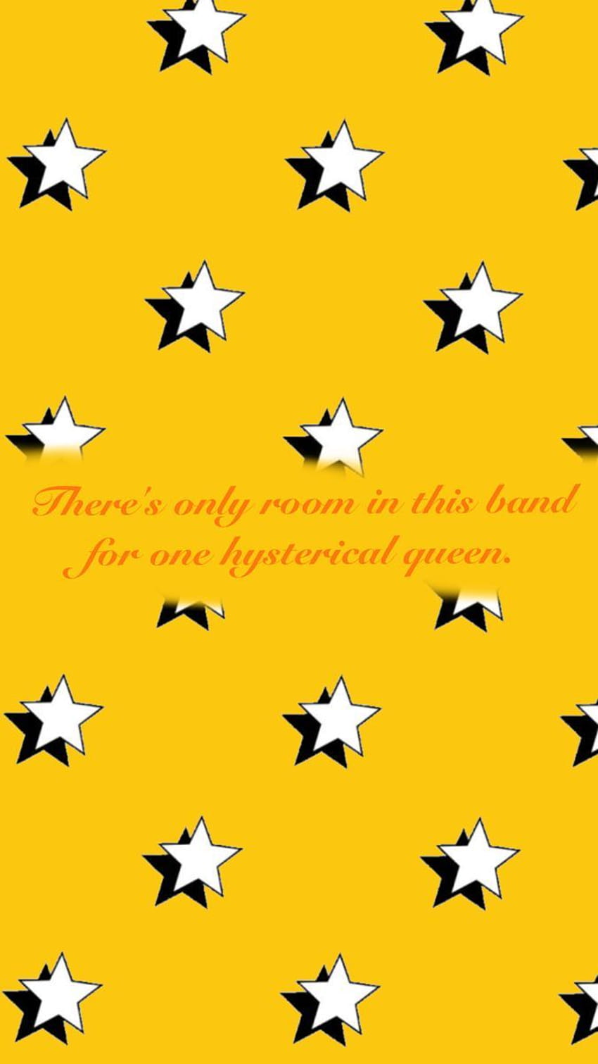 Yellow aesthetic Queen/Bohemian Rhapsody, queen yellow HD phone wallpaper
