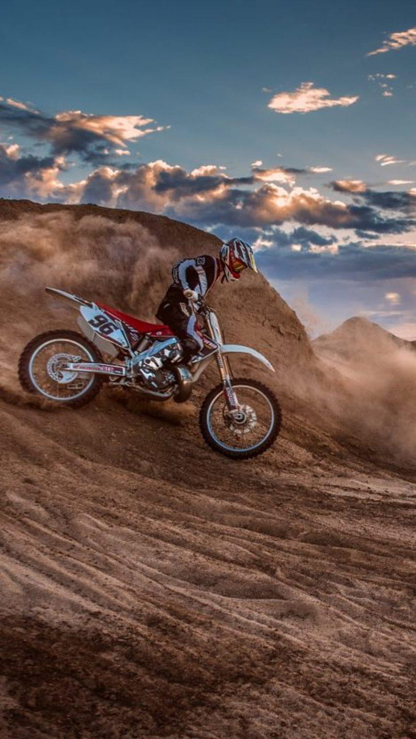 Motocross, cascades à vélo iphone Fond d'écran de téléphone HD