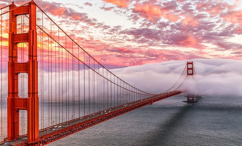 188 Golden Gate, Golden Gate bridge HD тапет