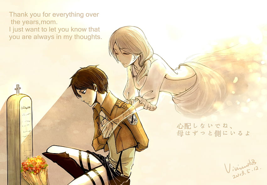 1920x1080px, 1080P Free download | Shingeki no kyojin carla jaeger eren ...