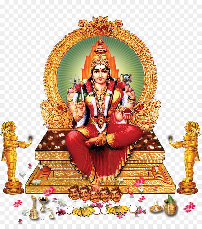Bóstwo świątyni Meenakshi Amman Mariamman Durga Lakshmi Tapeta na telefon HD