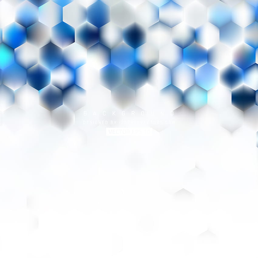 Blue White Hexagon Backgrounds, white blue hexagon HD phone wallpaper