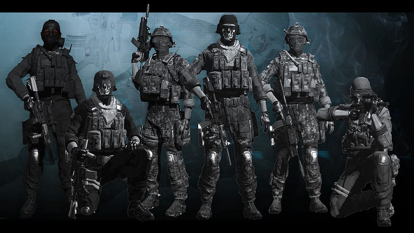 COD Ghost Team, zespół duchów Call of Duty Tapeta HD