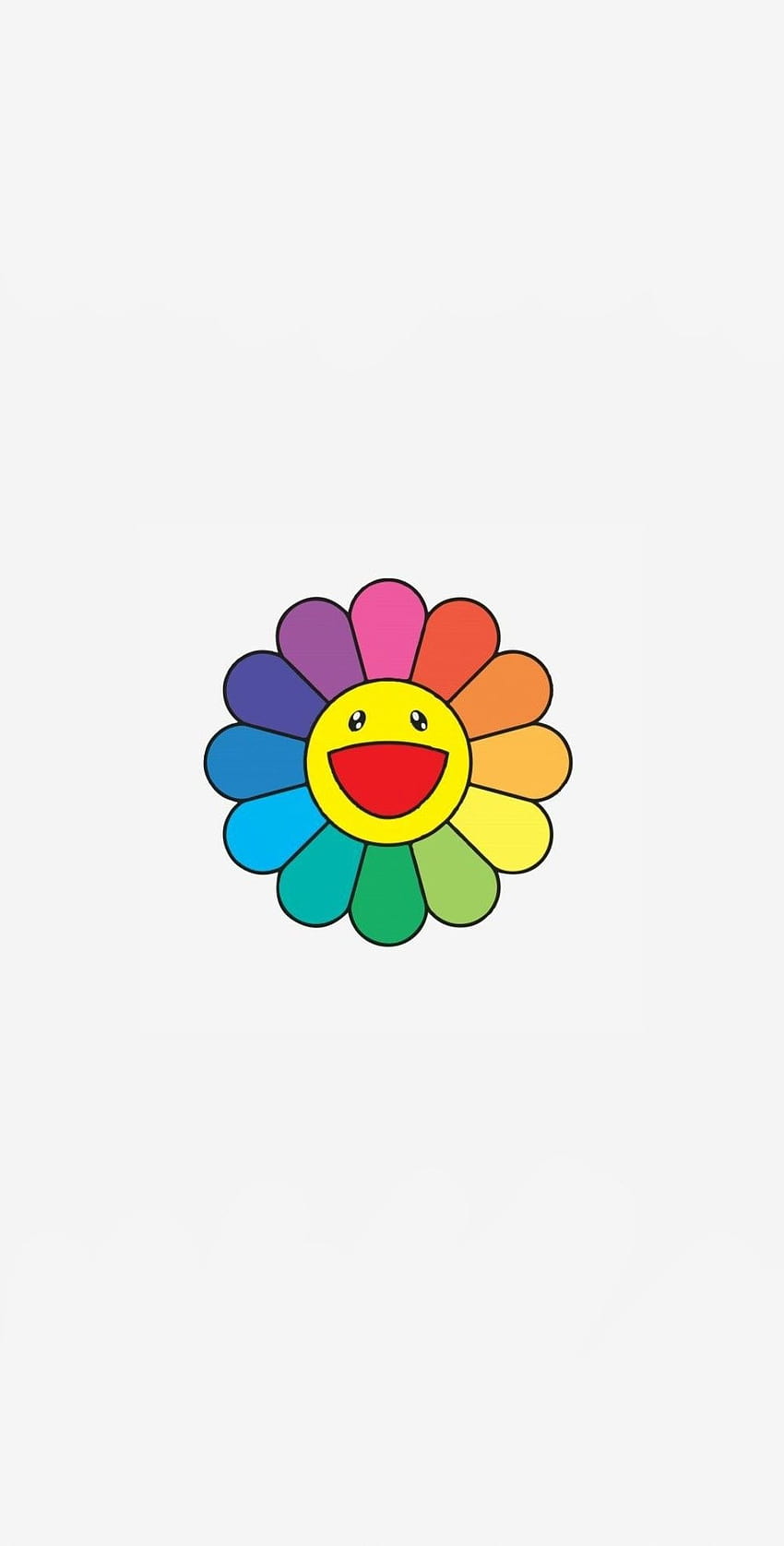 Takashi-Murakami-Blume, Indie-Blumen HD-Handy-Hintergrundbild