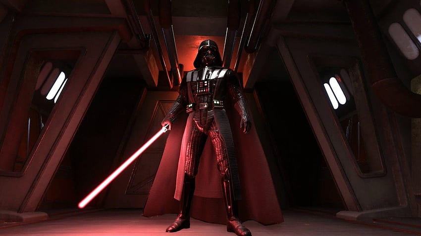 Darth Vader Rogue One Dark Hallway Dreamscene, darth vader red HD wallpaper
