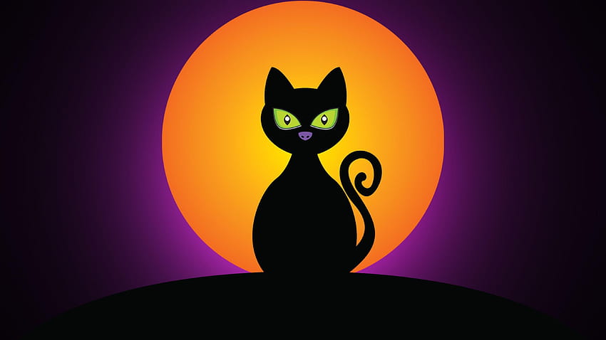 3840x2160 Cat, Black, Halloween, Moon, halloween black cats HD wallpaper